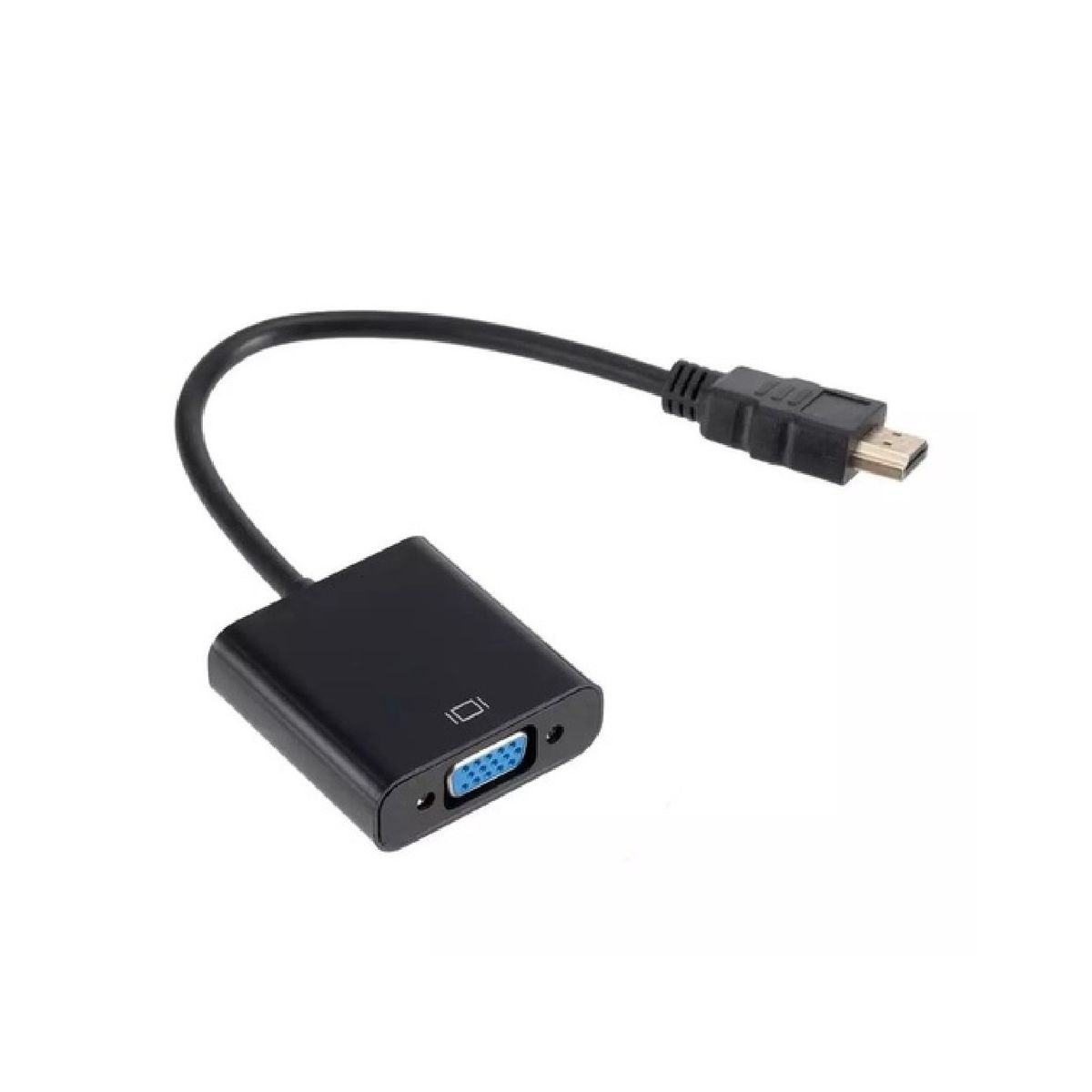 GENERICO - Adaptador HDMI a VGA Conversor Transformador HDMI macho a VGA hembra