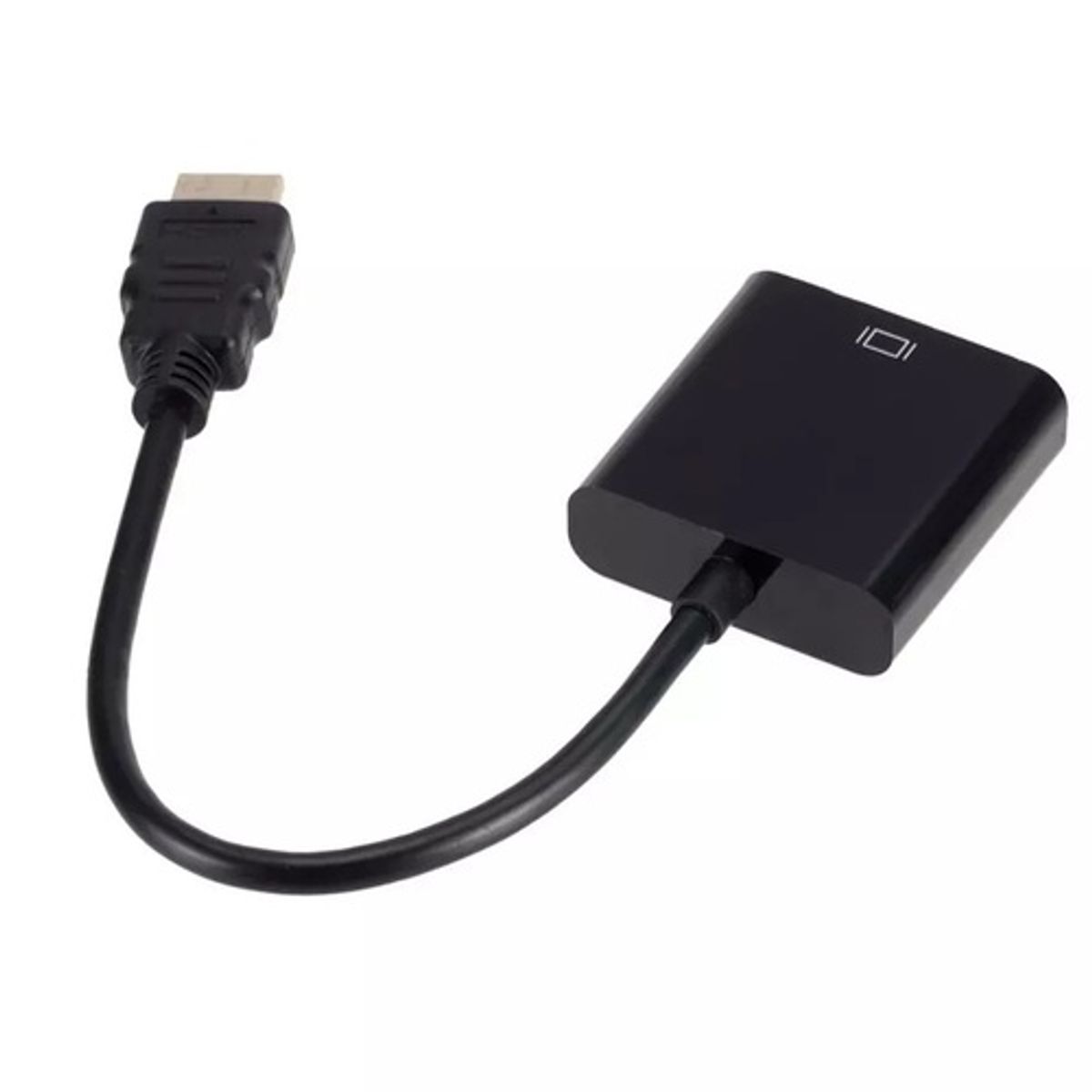 GENERICO - Adaptador HDMI a VGA Conversor Transformador HDMI macho a VGA hembra