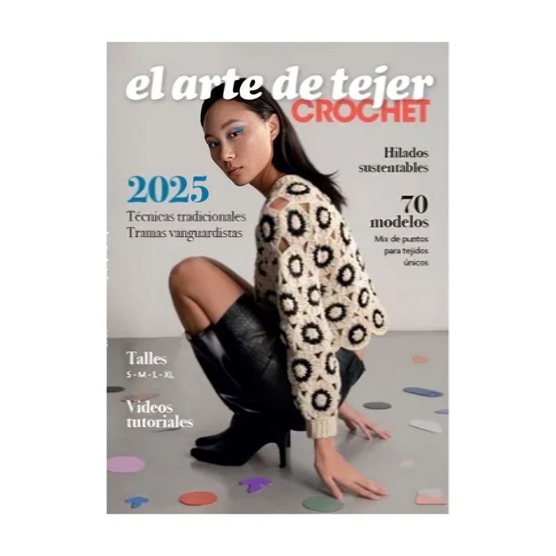 TOP10BOOKS - LIBRO EL ARTE DE TEJER CROCHET 2025 / EQUIPO VEREDIT / ZIG-ZAG