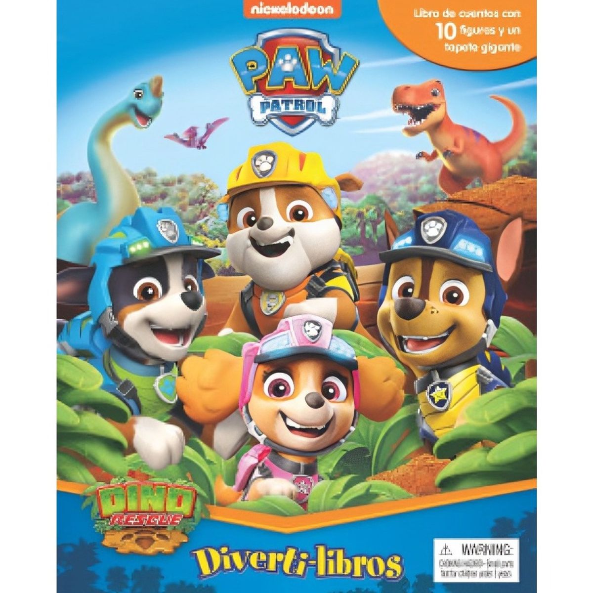 TOP10BOOKS - LIBRO Nick Paw Patrol 3 Divertilibros - Nick Paw Patrol 3 Divertilibros