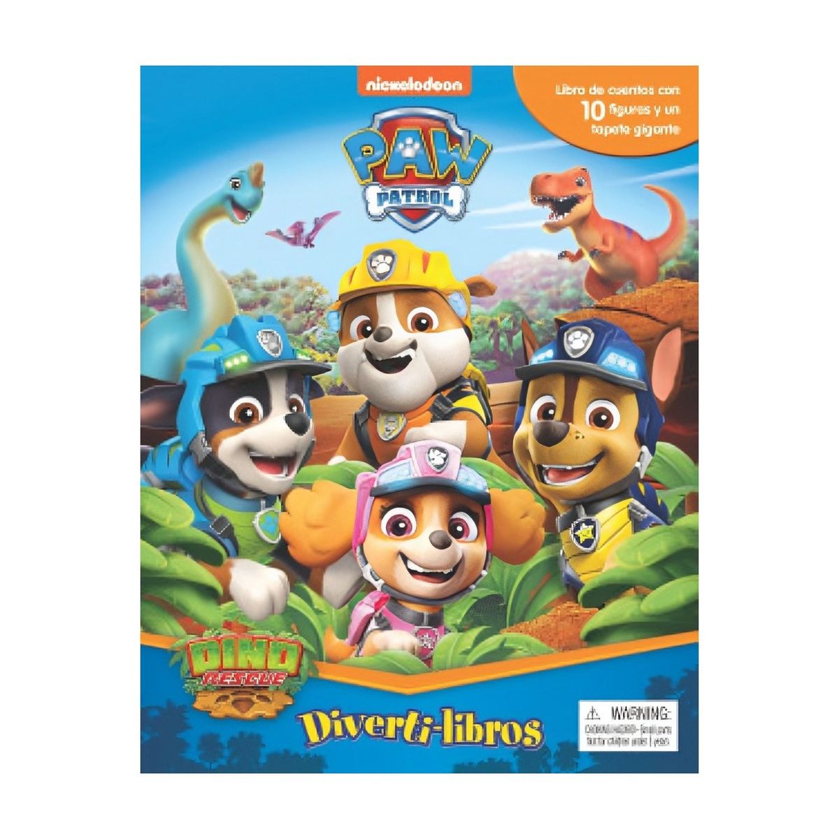 TOP10BOOKS - LIBRO Nick Paw Patrol 3 Divertilibros - Nick Paw Patrol 3 Divertilibros