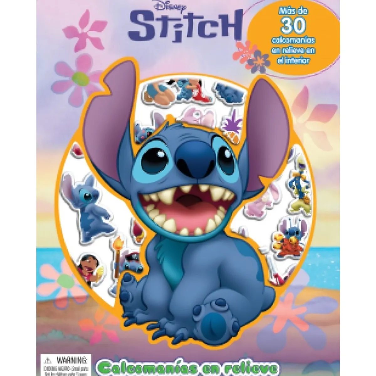 TOP10BOOKS - LIBRO Disney Stitch Calcomanias En Relieve