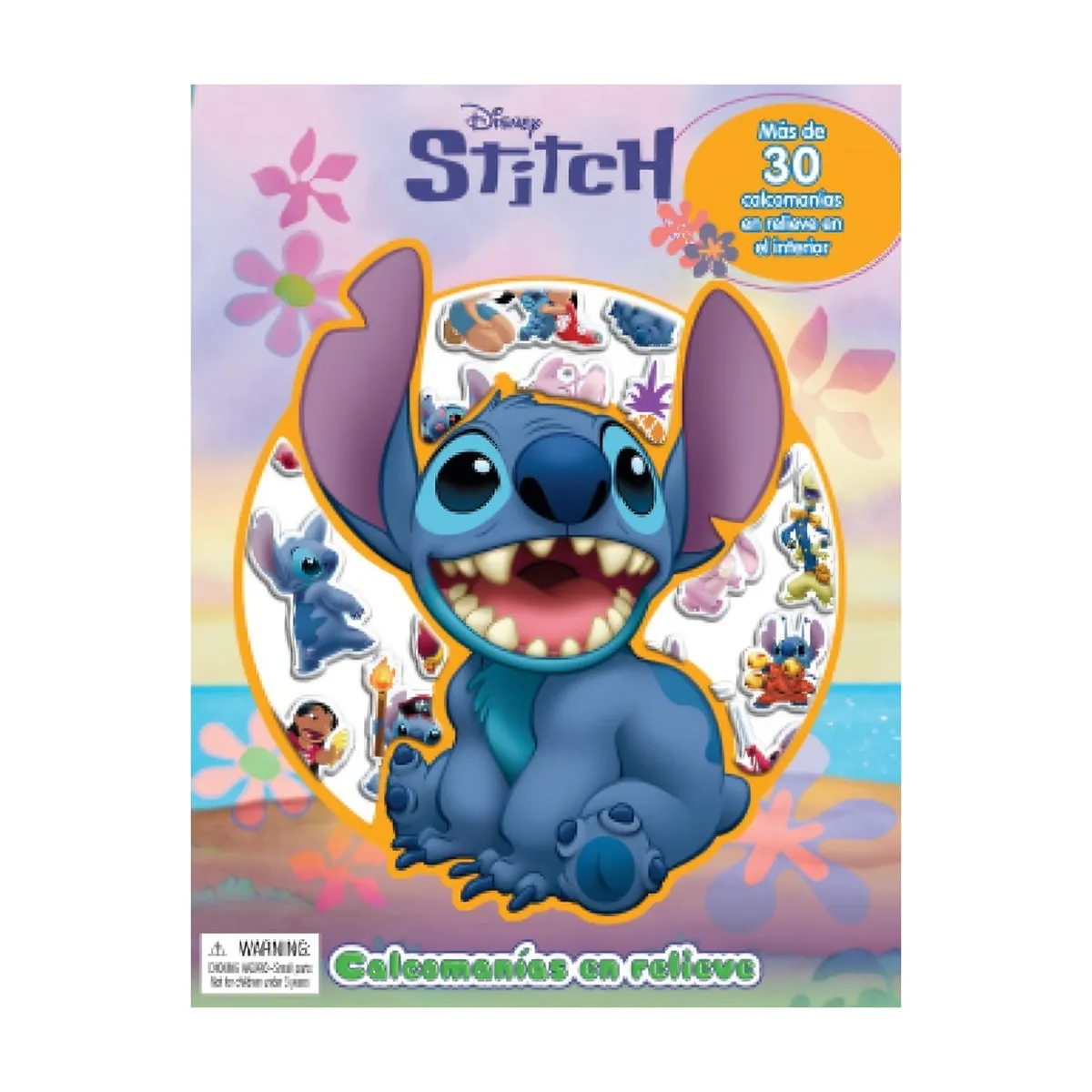 TOP10BOOKS - LIBRO Disney Stitch Calcomanias En Relieve