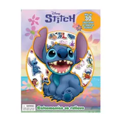 TOP10BOOKS - LIBRO DISNEY STITCH CALCOMANIAS EN RELIEVE / DISNEY STITCH CALCOMANIAS EN RELIE