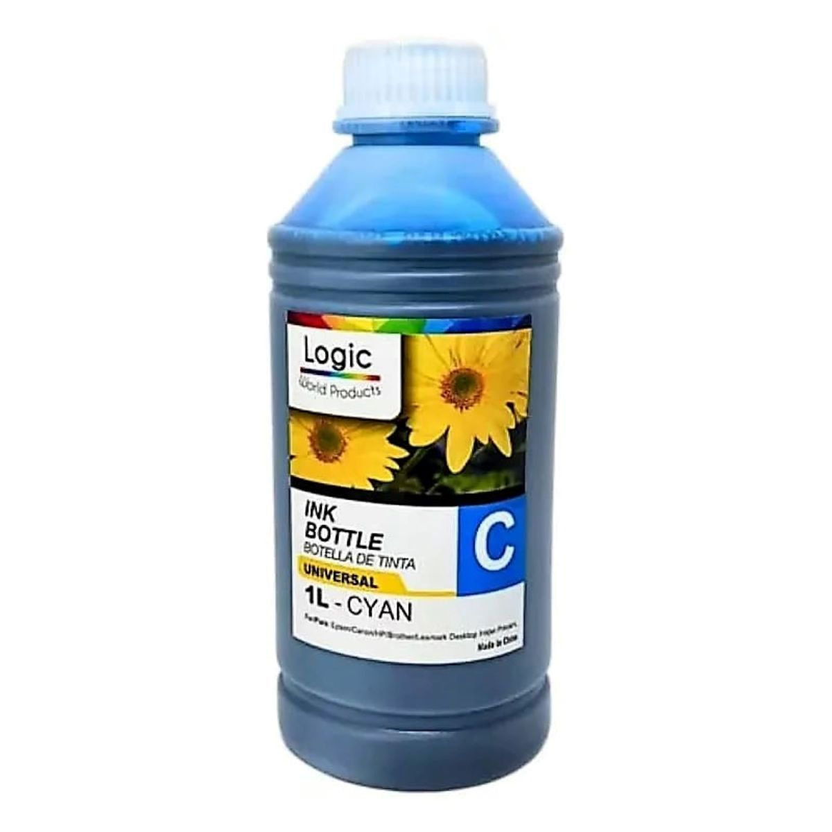 LOGIC - Tinta Cian Dye Universal Para Impresora Calidad Premium