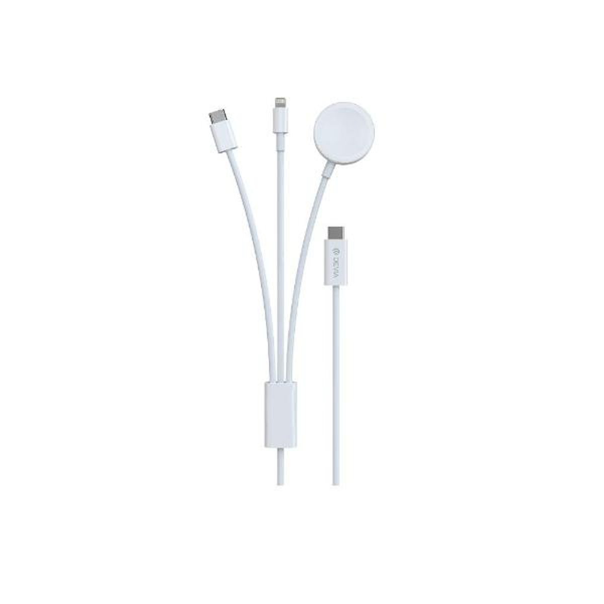 GENERICO - Cargador De Celular Inalambrico 3 en 1 USB Magnetico y compatible