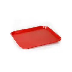 GENERICO - Bandeja color rojo 45,7 por 35,6 centímetros