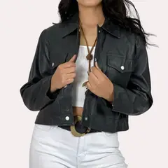 ARRAKASTA - Chaqueta de ecocuero