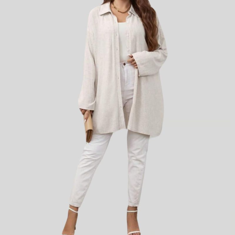 ARRAKASTA - Camisa larga oversize_.
