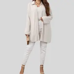ARRAKASTA - Camisa larga oversize
