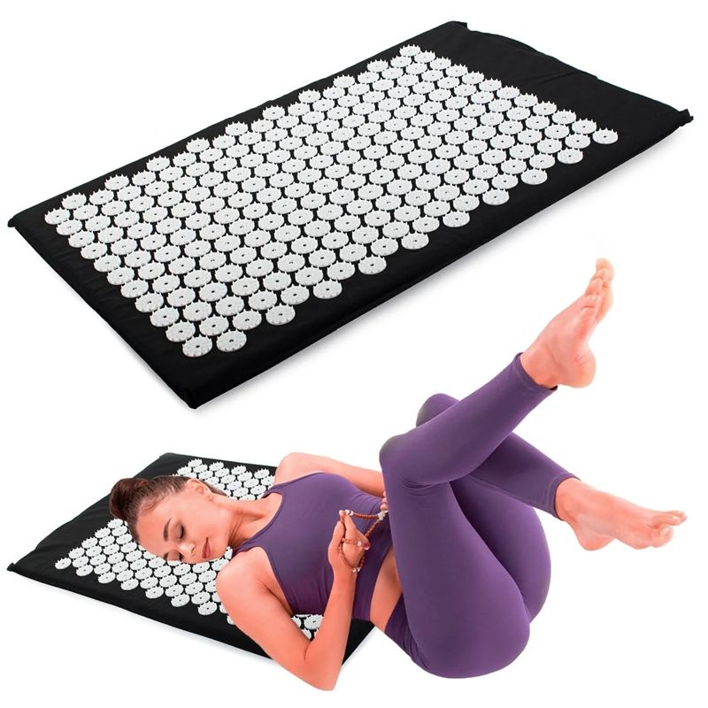 MOVI - Alfombra de yoga con acupresión + cojín