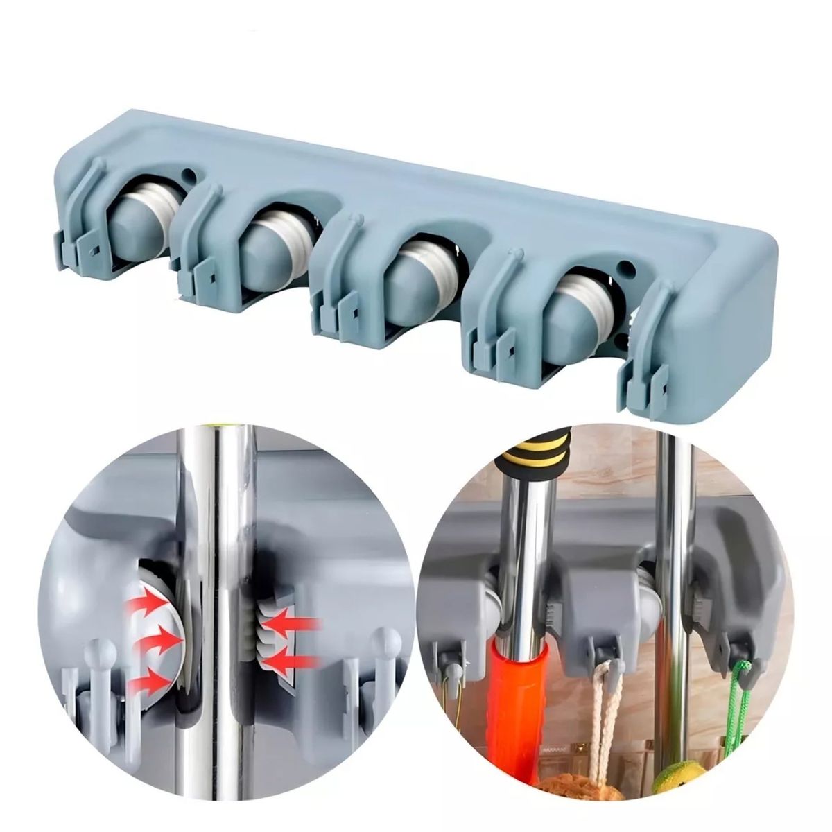 MOVI - Organizador de escobas ideal para mantener cada espacio en orden