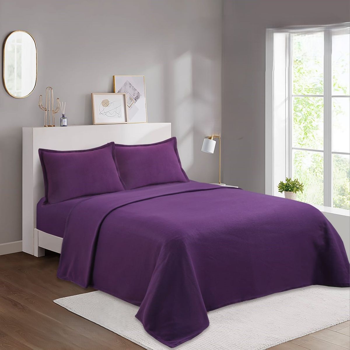 GENERICO - JUEGO DE SABANAS POLAR SUPER SUAVES Y CALIDAS PARA INVIERNO