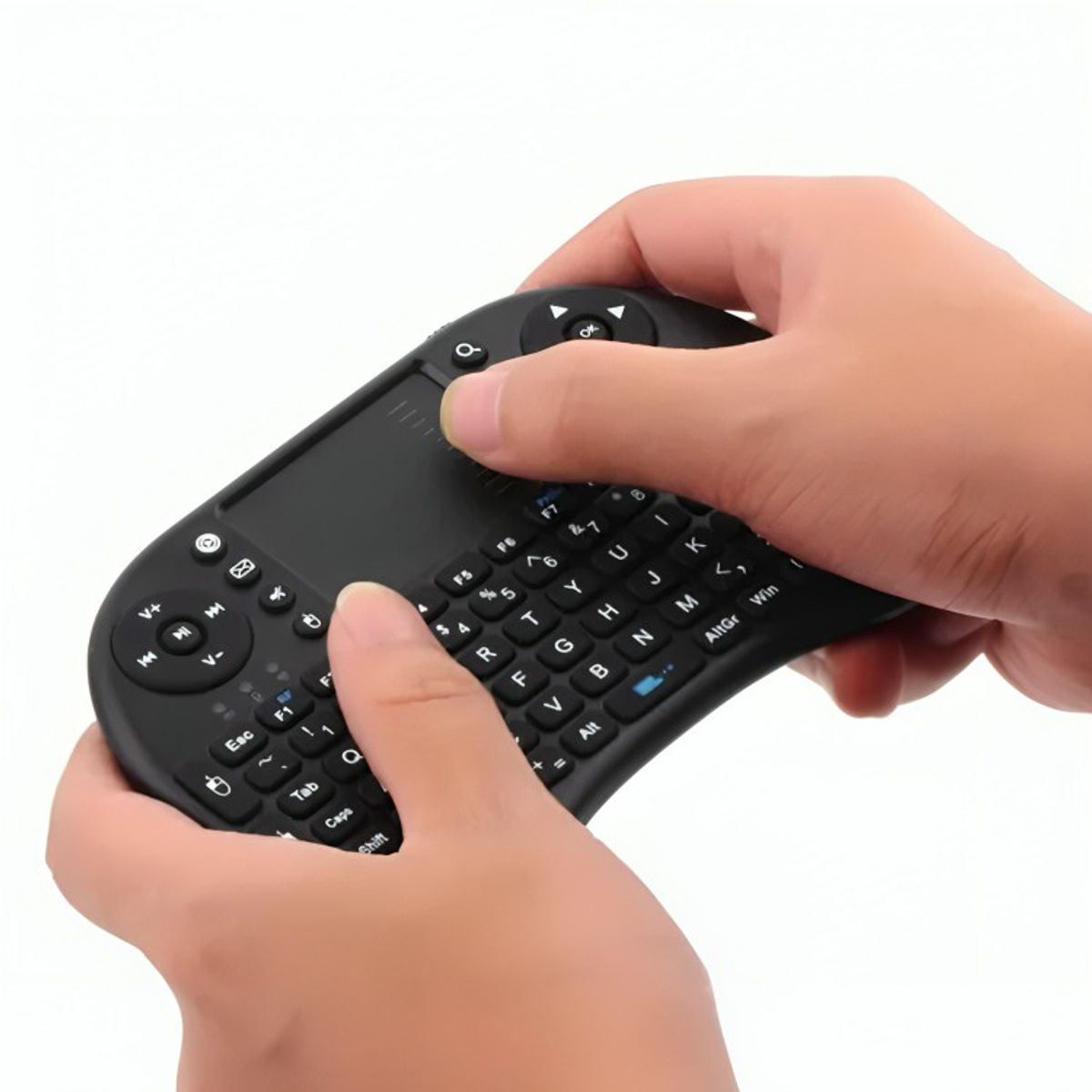 GENERICO - Mini Teclado Air Mouse Para Smart Luz Blanca