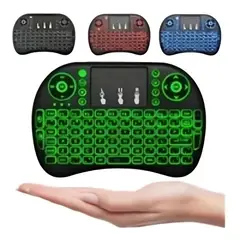 GENERICO - Mini Teclado Air Mouse Para Smart Luz Colores