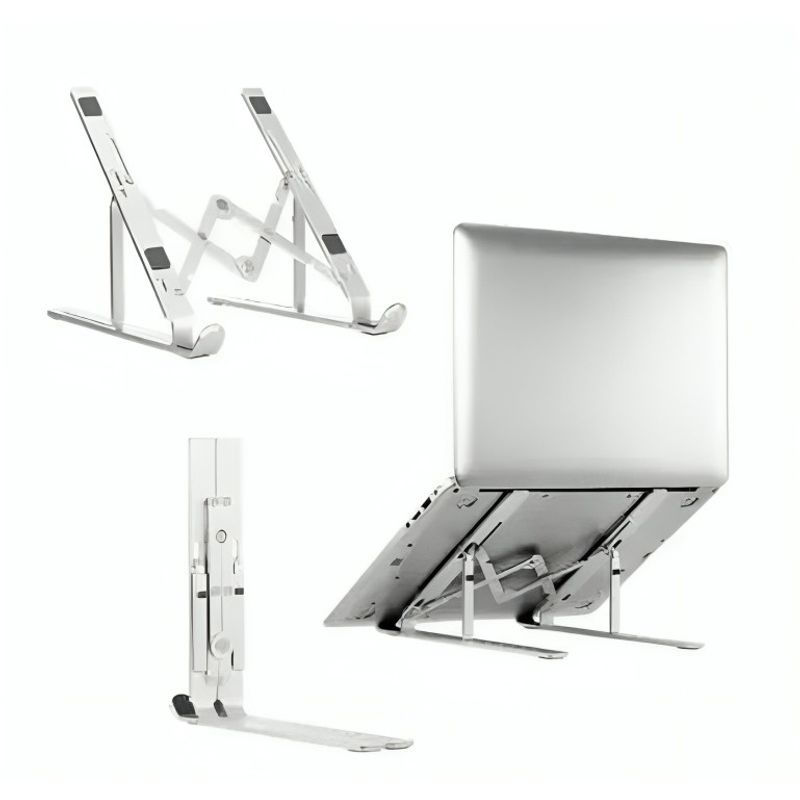 GENERICO - Soporte Elevador De Notebook Portátil Plegable Aluminio