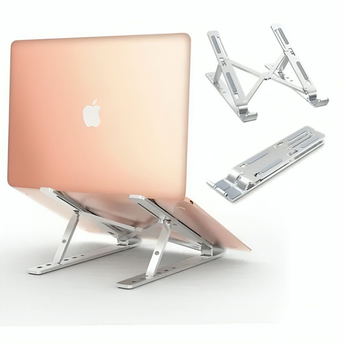 GENERICO - Soporte Elevador De Notebook Portátil Plegable Aluminio