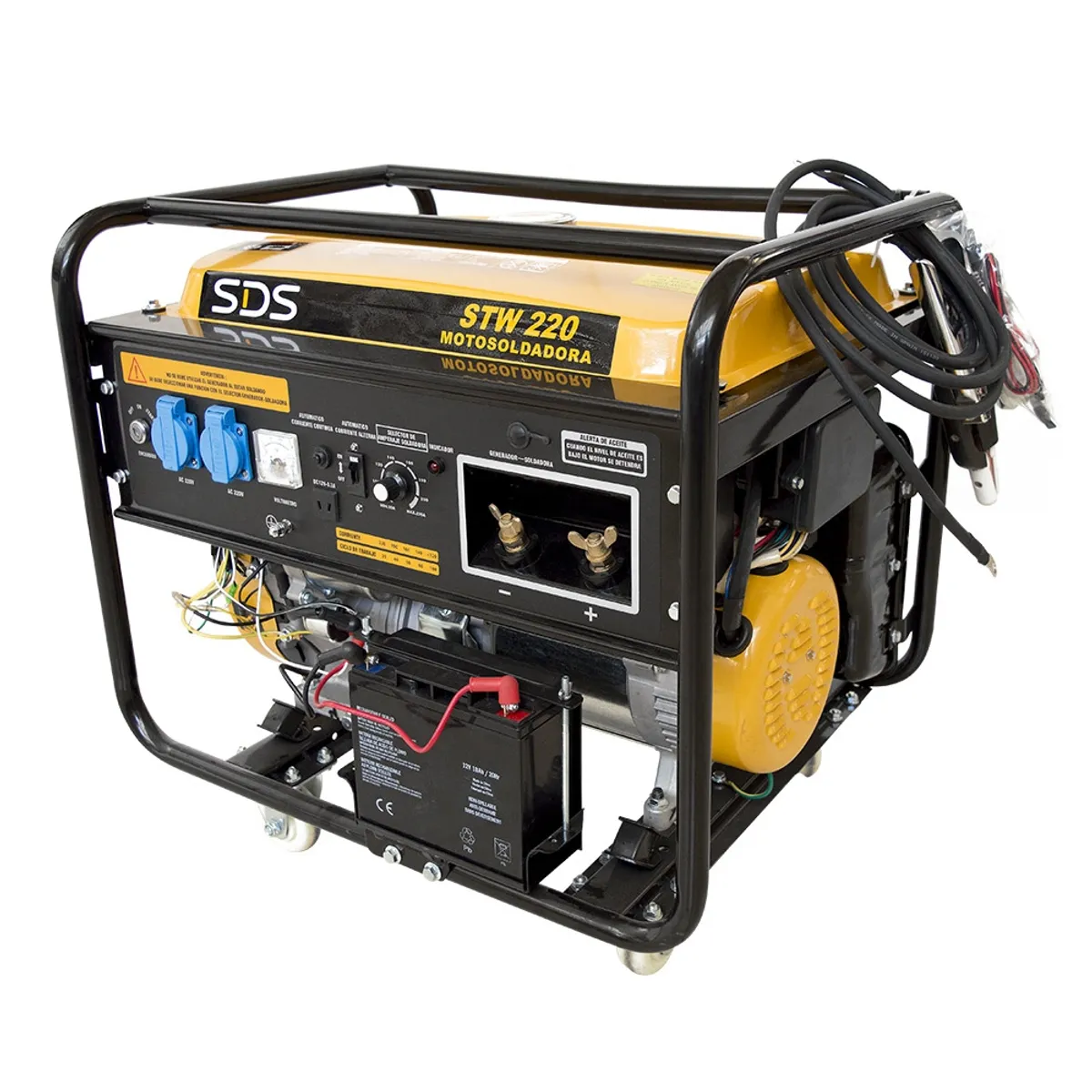 SDS POWER - Motosoldadora Gasolina 220amp 50kw Stw220