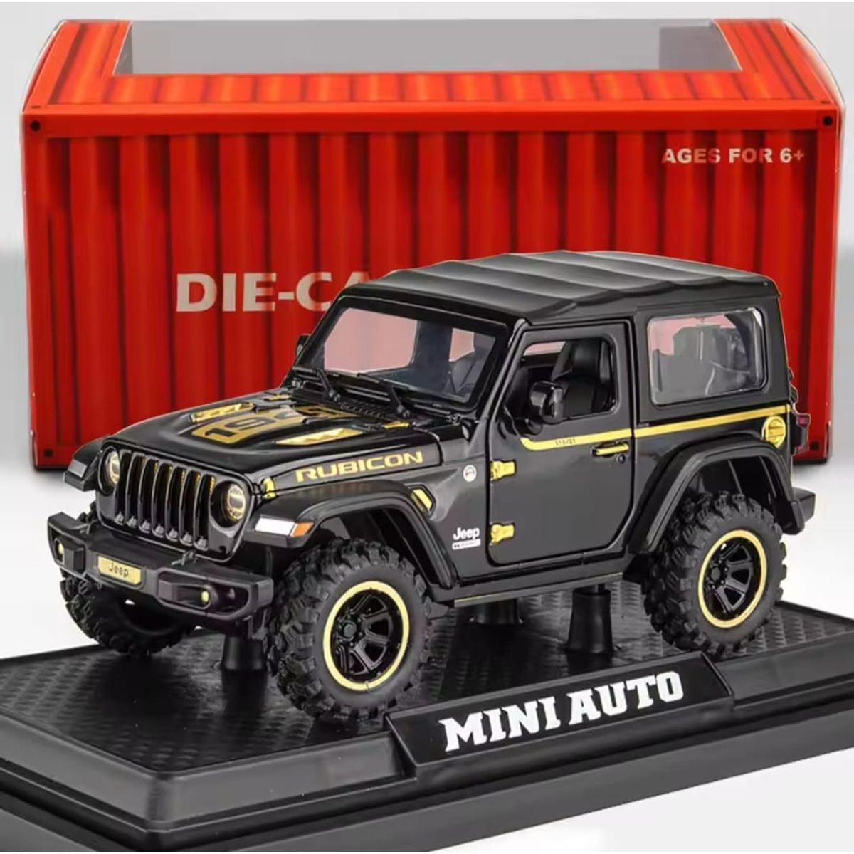 GENERICO - Jeep Wrangler Rubicon Escala 1 :32 Con Luz Y Sonido