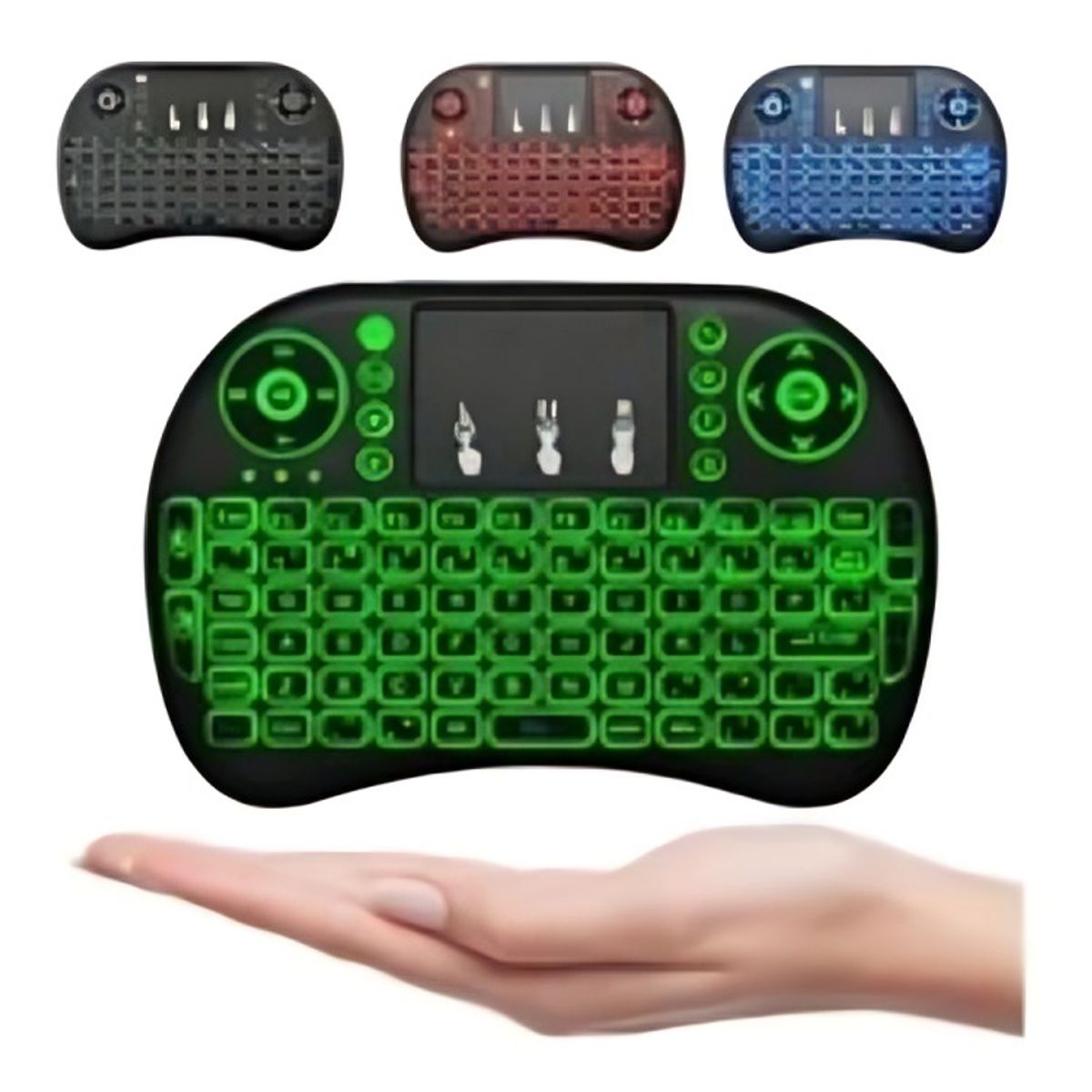 GENERICO - Mini Teclado Air Mouse Para Smart Luz Colores
