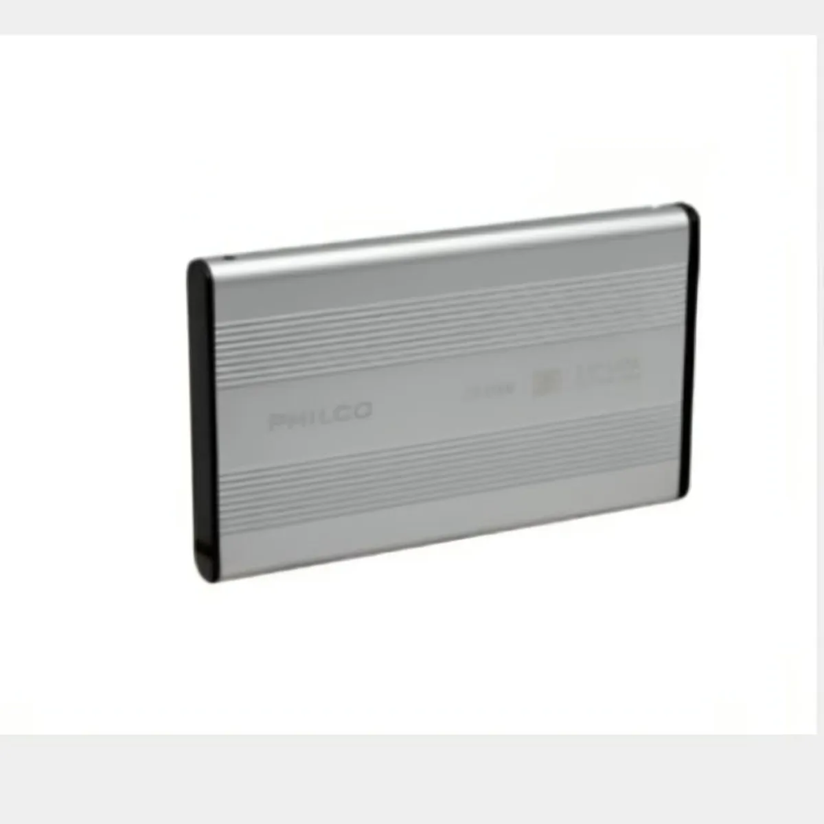 PHILCO - COFRE PARA DISCO DURO PLATEADO SATA 25