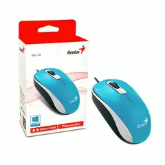 GENIUS - DX110 MOUSE BASICO AZUL