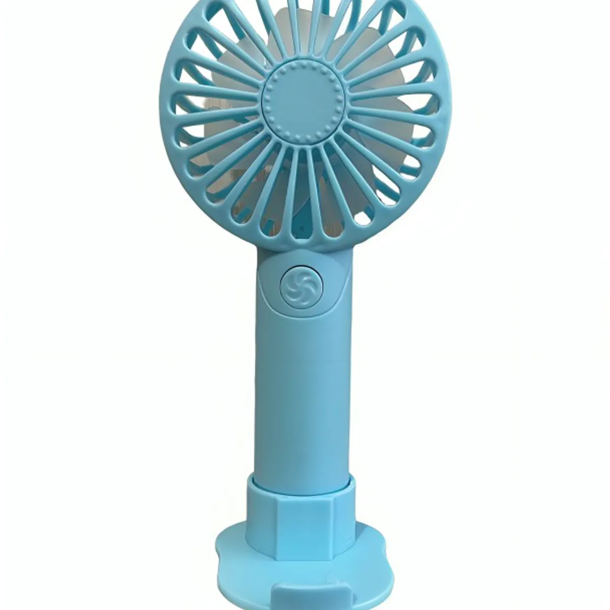 GENERICO - MINI VENTILADOR DE PORTATIL CON SOPORTE CELULAR LUZ - AZUL