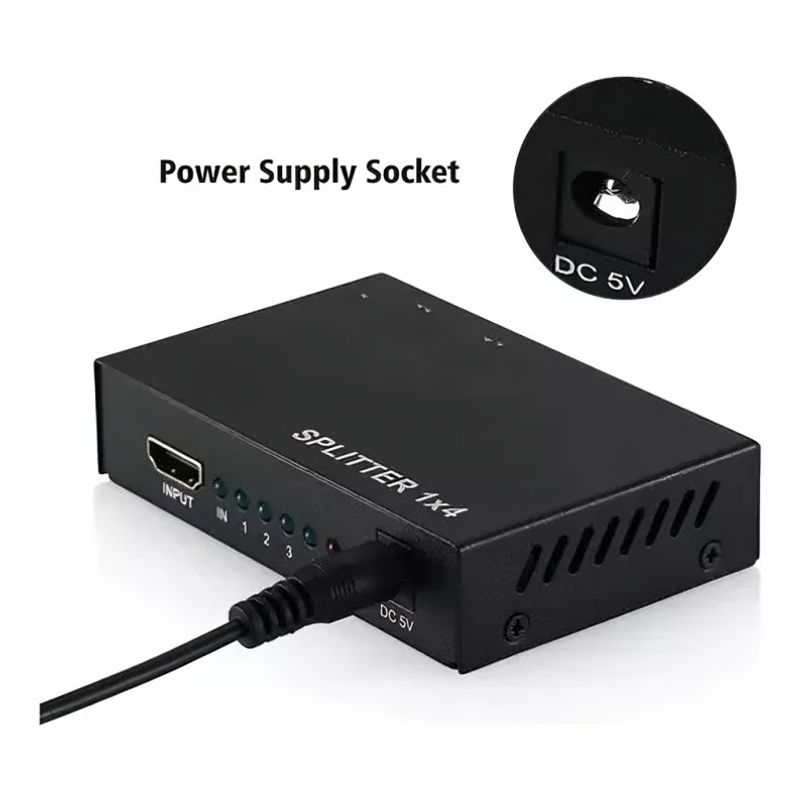 GENERICO - HDMI SPLITTER 1 X 4 HDMI