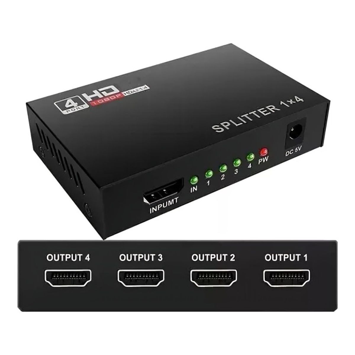 GENERICO - HDTV SPLITTER SLIM 1X4