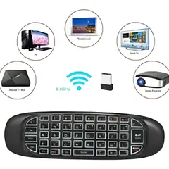 GENERICO - Teclado inalambrico para smart tv - air mouse control