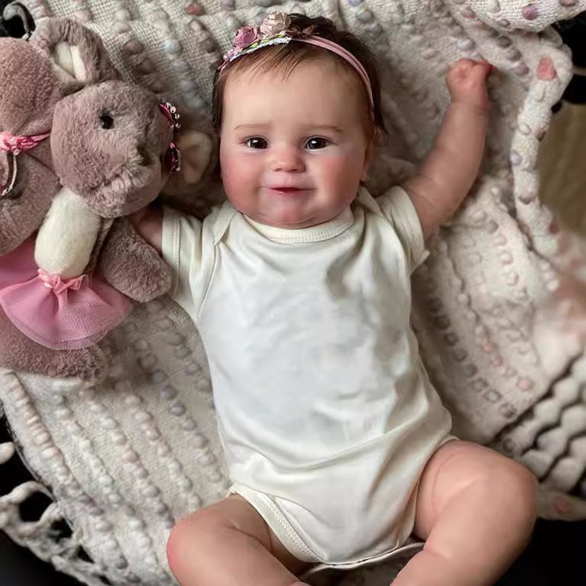 CASABONA - Muñeca Bebe Reborn Vinilo De Silicona Juguetes Para 50cm