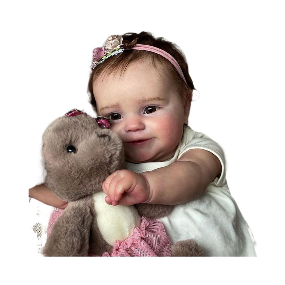 CASABONA - Muñeca Bebe Reborn Vinilo De Silicona Juguetes Para 50cm