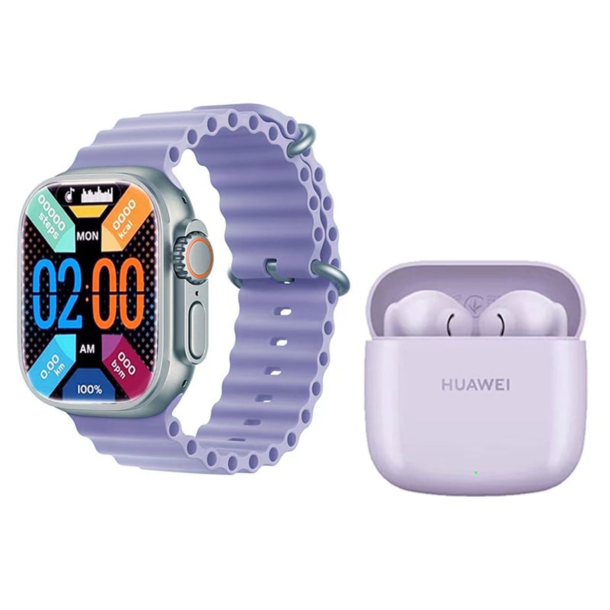 HUAWEI - Audífonos Huawei Freebuds Se 2-Morado y Reloj Inteligente Toumi S8-P