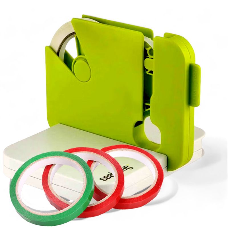 INVENCIBLE - SELLADOR DE BOLSAS PORTÁTIL + 4 CINTAS SELLADORA MX48