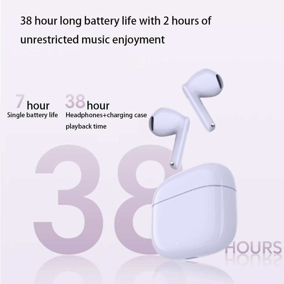 HONOR - Audífonos Honor X7e Tws-Morado y Reloj Inteligente Toumi S8-P