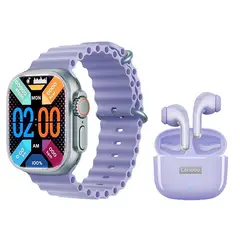 LENOVO - Audífonos LP40 Pro-Morado y Reloj Inteligente Toumi S8-P