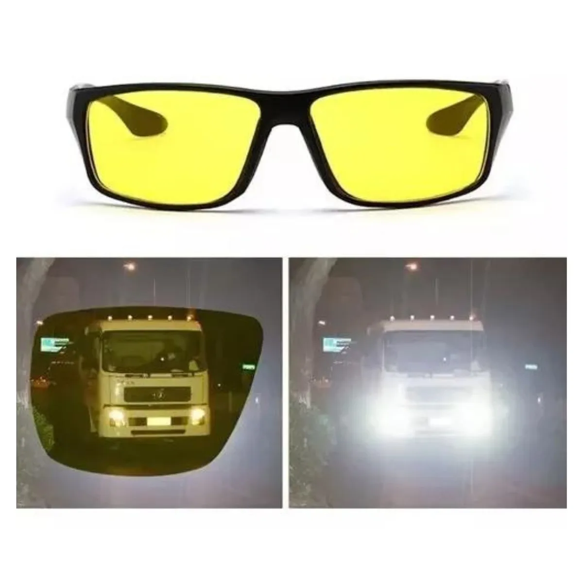 INVENCIBLE - COMBO 2 GAFAS LENTES VISIÓN NOCTURNA ANTIRREFLEJOS AA13