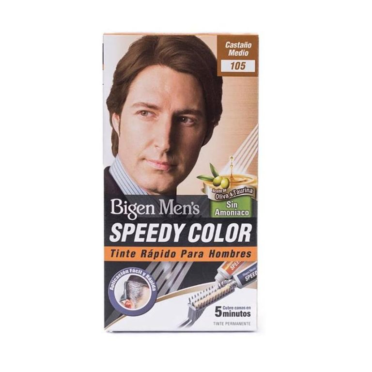 Tinte Rapido Para Hombre 105 Castano Mediano Speedy Color