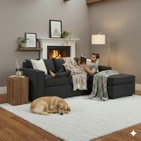 Seccional intercambiable Lehmann Marengo con resortes pocket full comfort plus