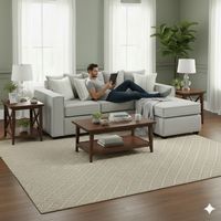 Seccional Intercambiable Lehmann gris claro con resortes pocket full comfort plus