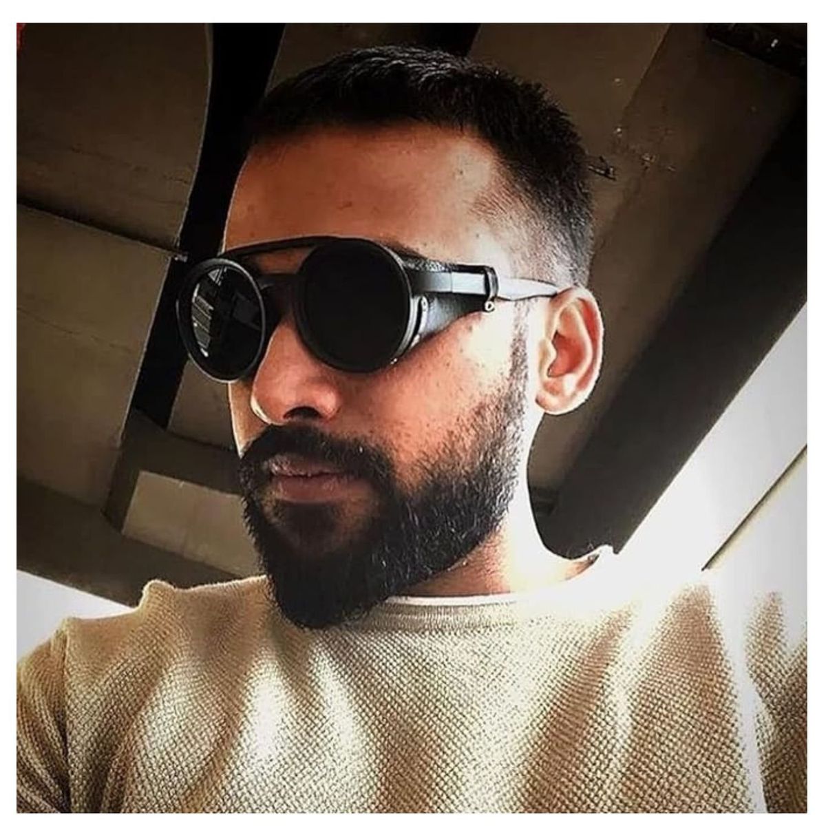 INVENCIBLE - LENTES STEAMPUNK RETRO CLASSIC PILOT + ESTUCHE UV400 MX49