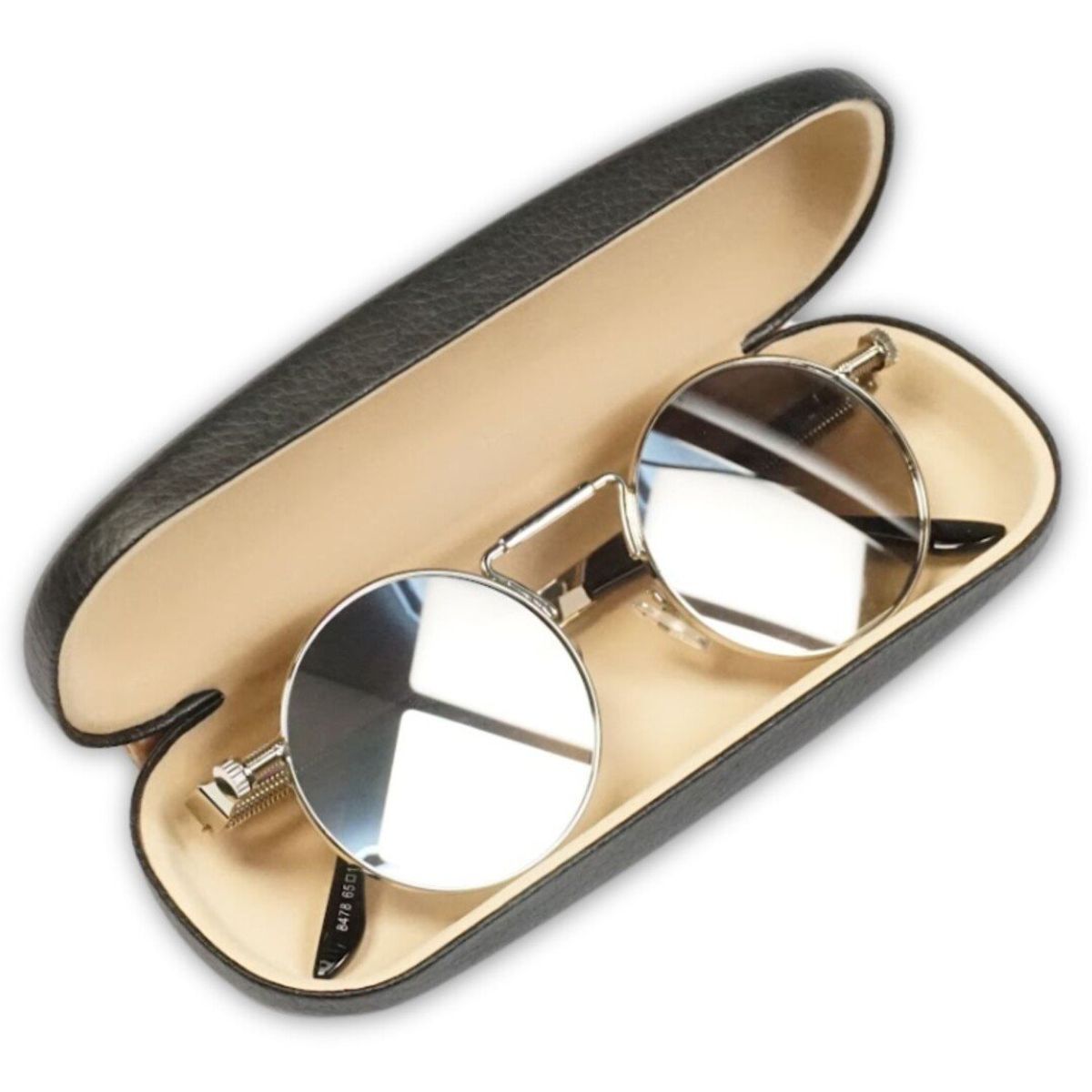 INVENCIBLE - LENTES DE SOL RETRO PUNK LENNON SILVER  ESTUCHE MY08