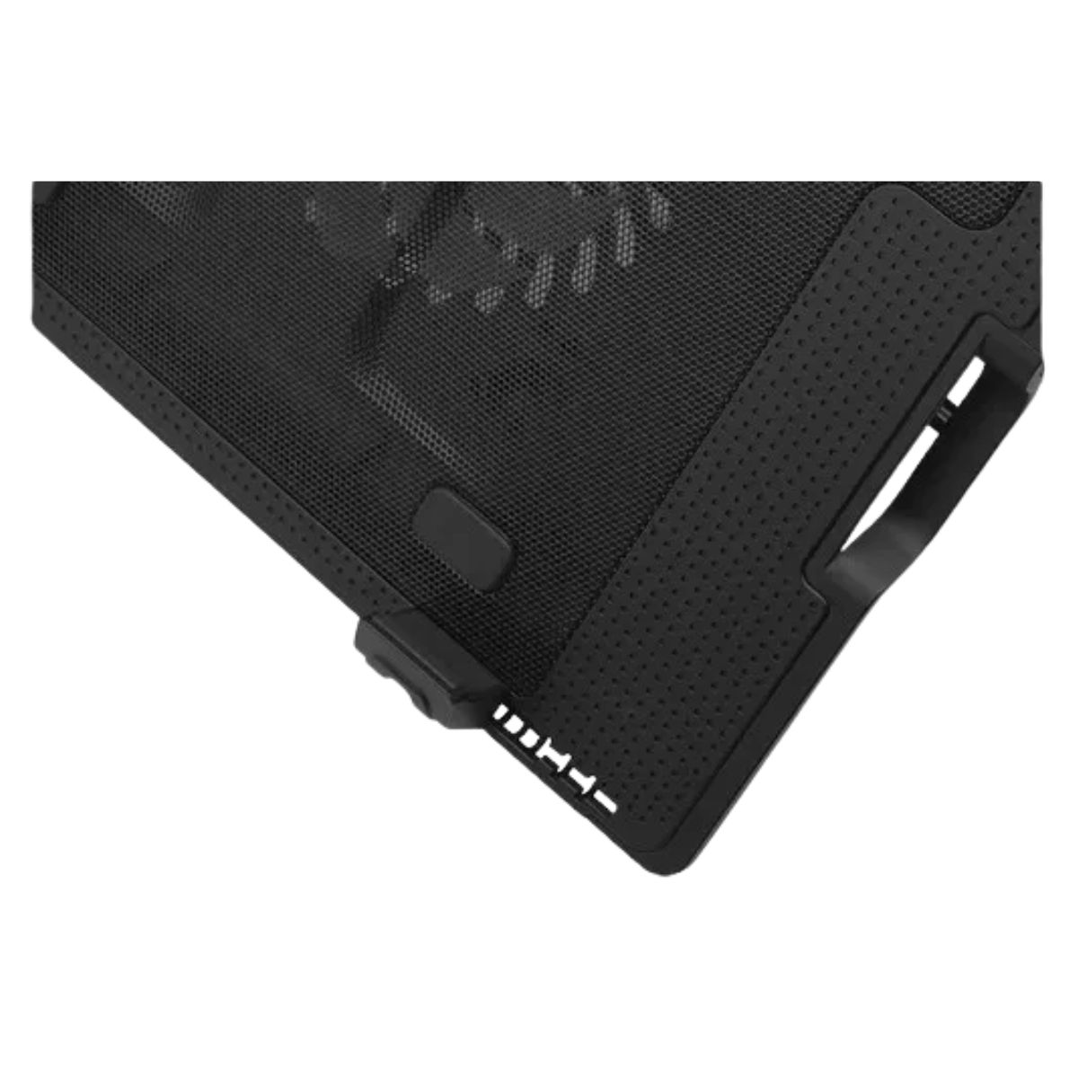GENERICO - Base Ventilador Notebook Gamer N18 Con Luz Led Altura Ajustable Negro