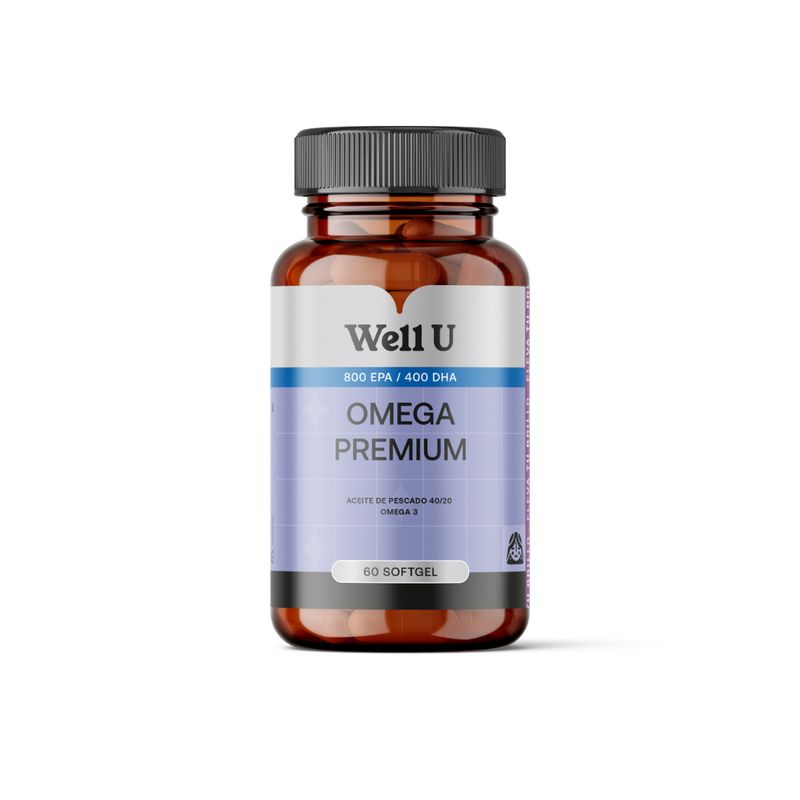 WELL U - OMEGA PREMIUM 1200mg 60 CÁPSULAS WELL U