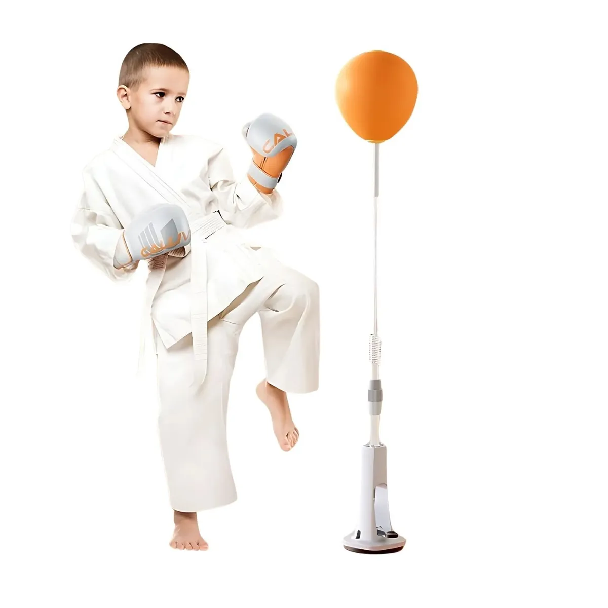 CRUSEC - Pelota De Boxeo Con Base Ajustable Entrenamiento Infantil