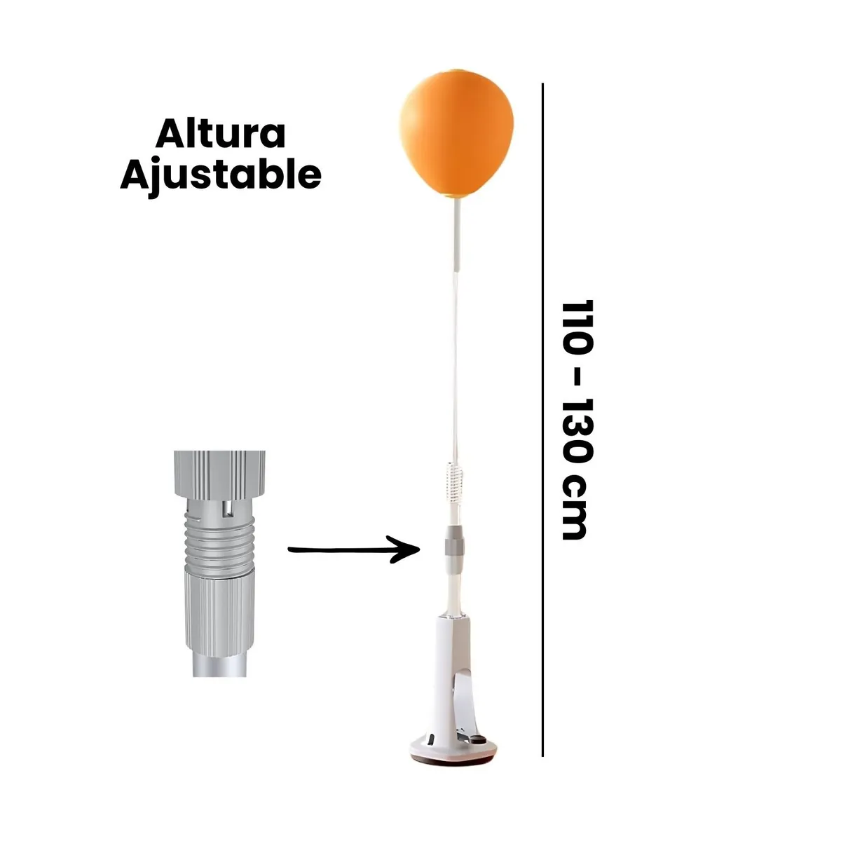 CRUSEC - Pelota De Boxeo Con Base Ajustable Entrenamiento Infantil