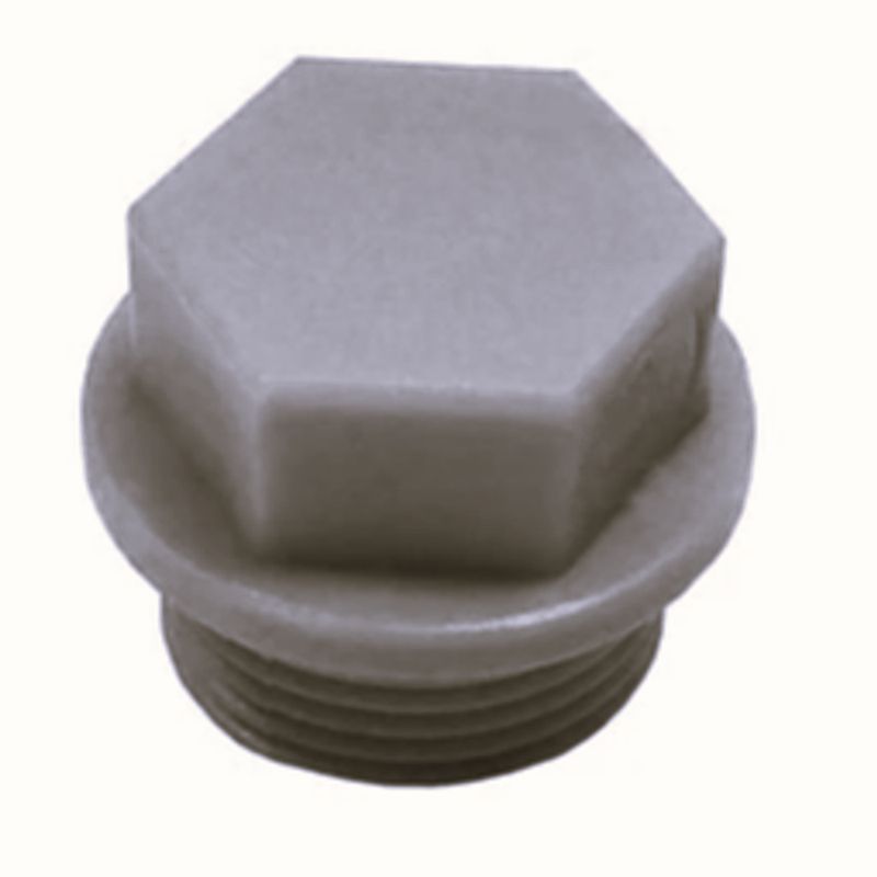 GENERICO - Tapon Ppr He 20 Mm - Pack 200 Unidades - gris