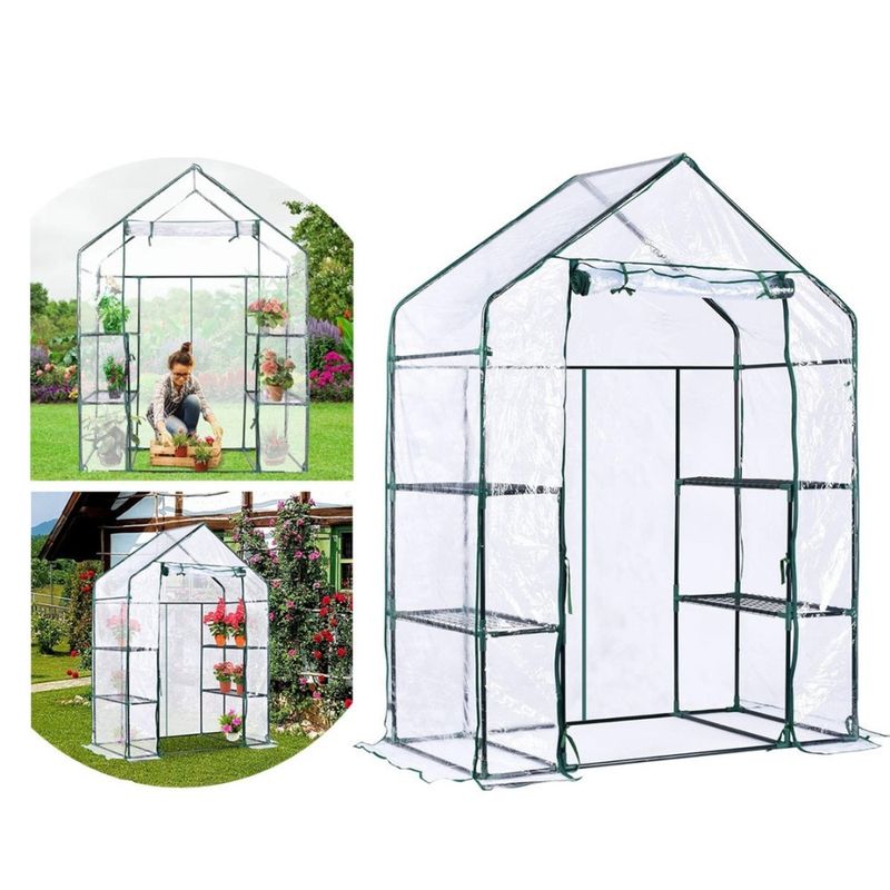 MUNDO MAGIA - Cubierta Aislante Armables Para Plantas 195x143x73cm