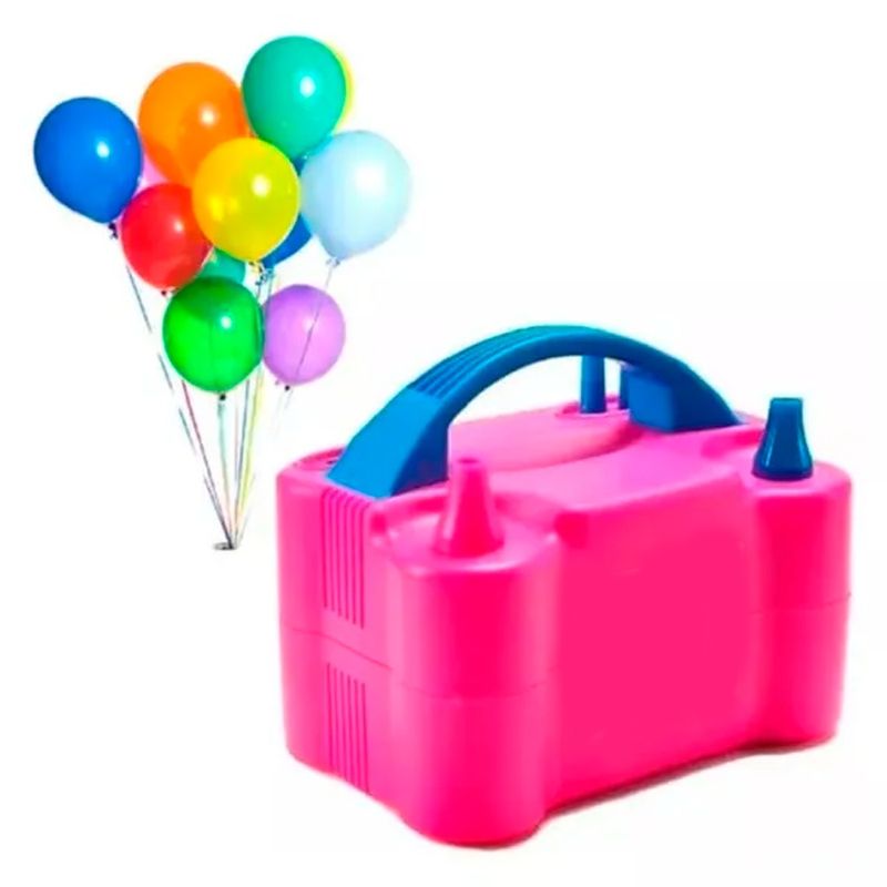 GENERICO - Inflador De Globos Eléctrico Portátil Doble Boquilla