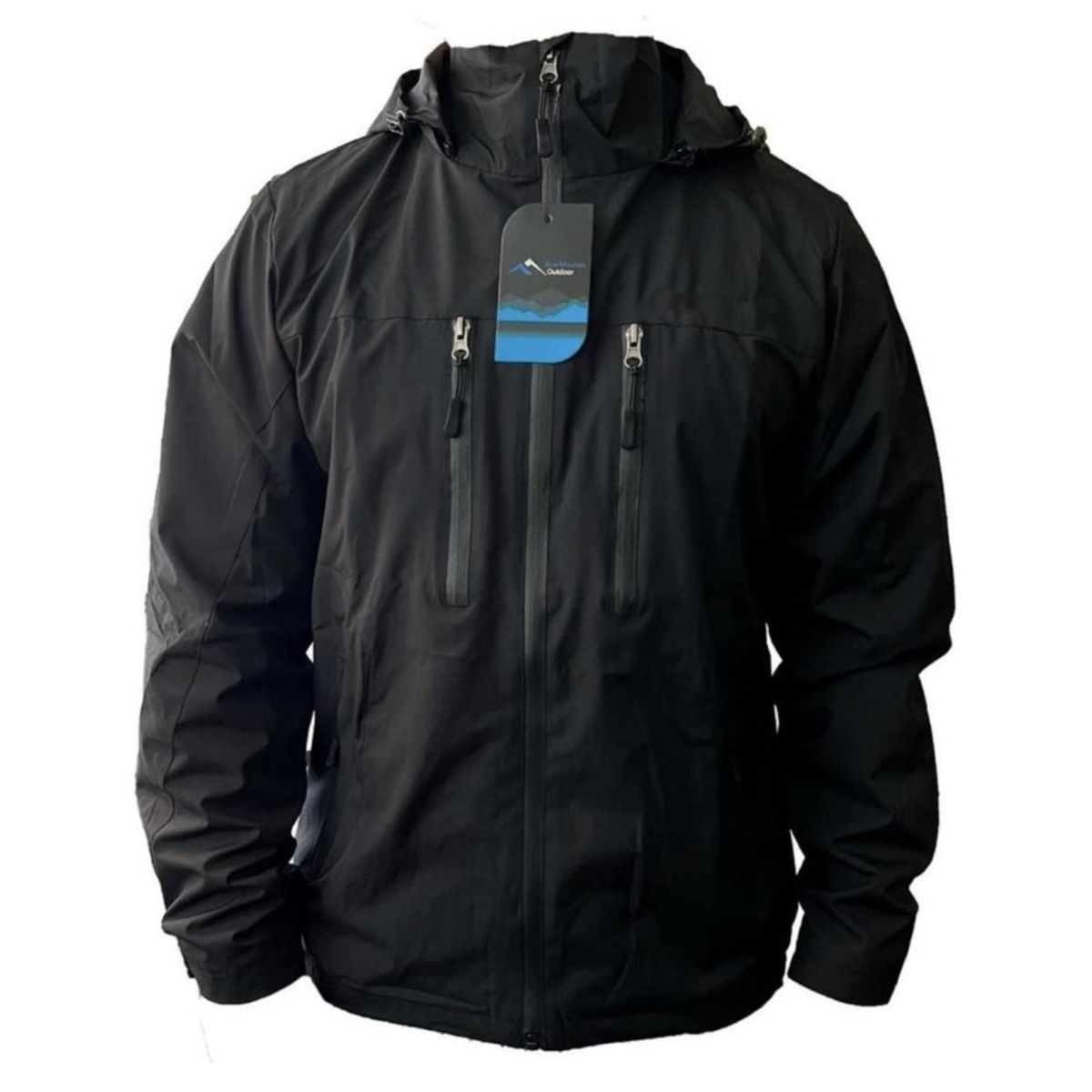 BLUE MOUNTAIN - Chaqueta Corta Viento Outdoor Hombre Termico Impermeable